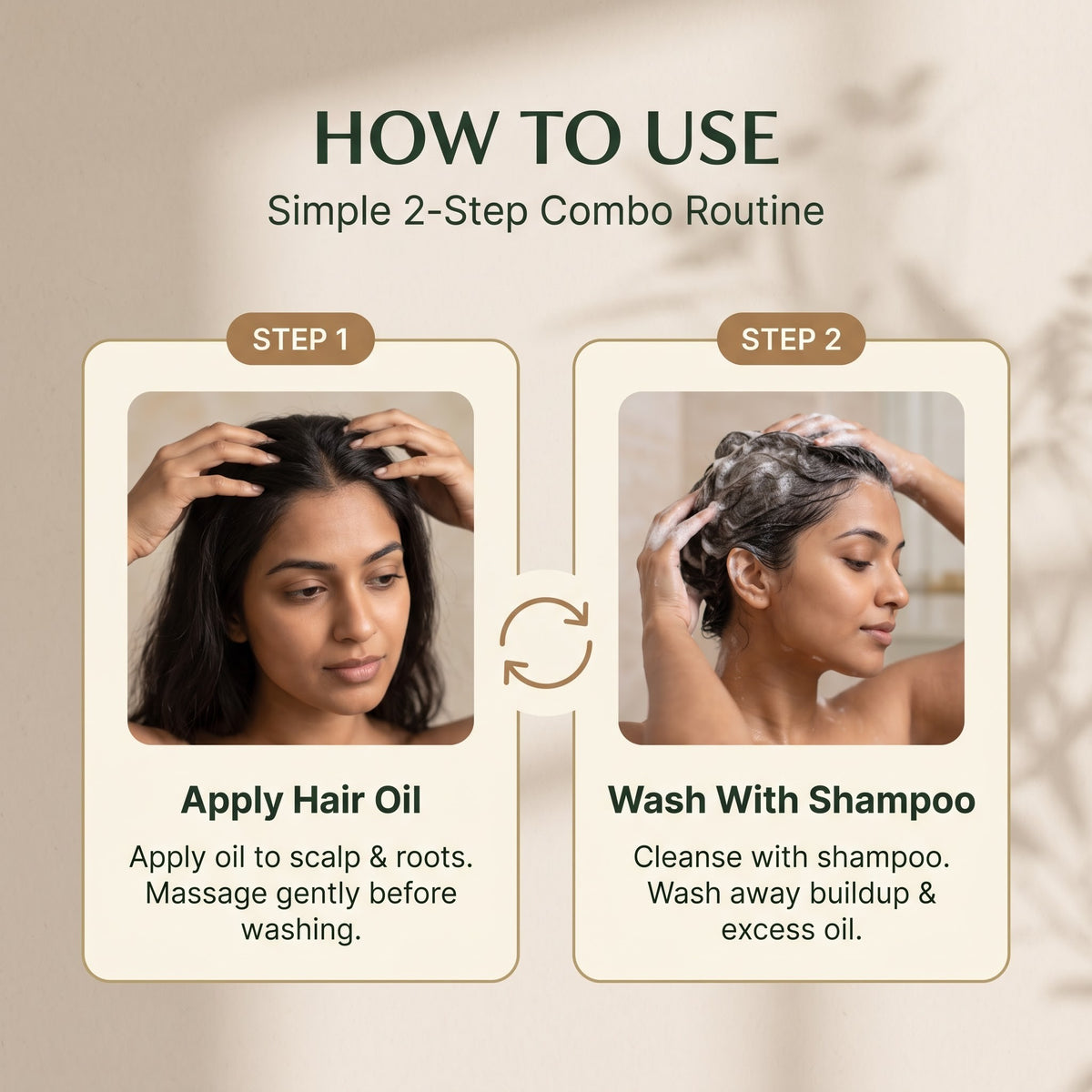 Nivkara Two Steps For Nourish & Healthy Hair
