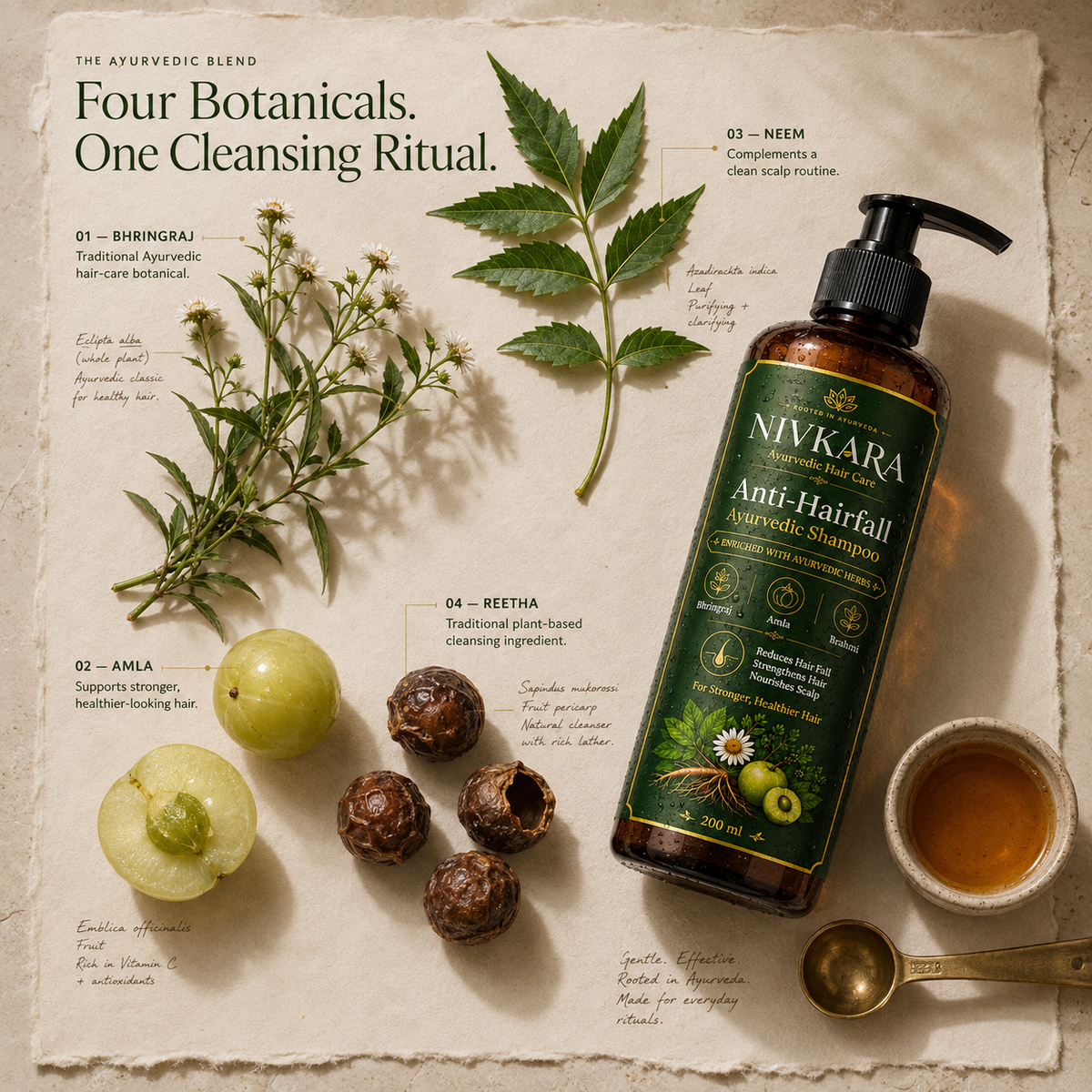 NIVKARA Ayurvedic Hair Shampoo