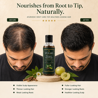 Nivkara 19-Herb Bhringraj Ayurvedic Hair Oil