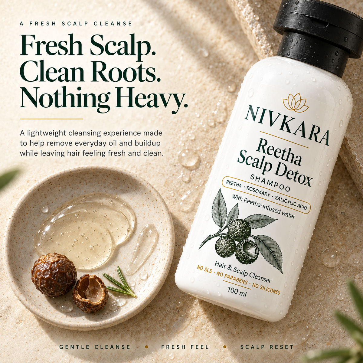 Nivkara - Reetha Scalp Detox Shampoo