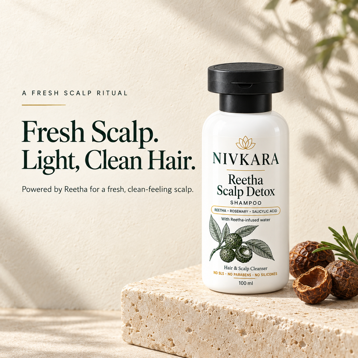 Nivkara - Reetha Scalp Detox Shampoo