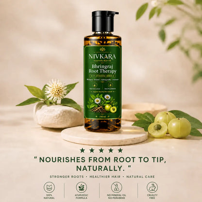 Herbal Bhringraj Ayurvedic Hair Oil For Hair Loss & Dandruff Hair Oil