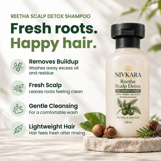 Nivkara Reetha Scalp Detox Shampoo