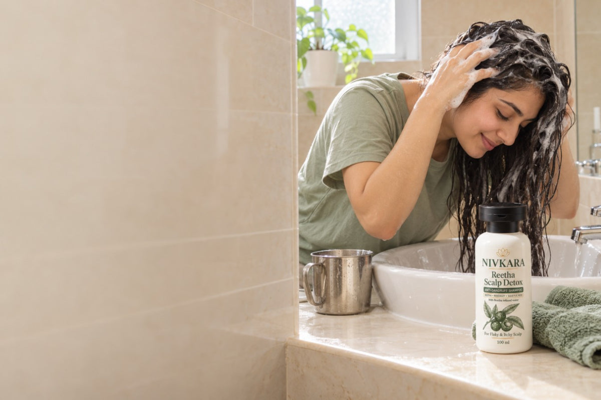 Clean scalp.
